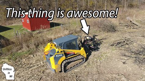 skid steer logging youtube|wallenstein skid steer attachment.